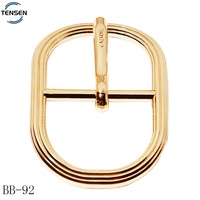 Ceinture pour homme plaquée or avec sangles réglables et boucles en alliage de zinc pour sacs à main et bagages