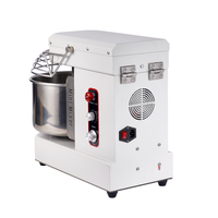 SHUNWEILIAN 10L Mixer Spiral Komersial 0.75KW 201 Baja Tahan Karat Mesin Pengaduk Tepung Roti Untuk Pembuatan Roti Pizza
