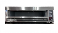 Four à sole électrique commercial encastrable 1 niveau 2 plateaux, contrôle numérique, thermostat réglable 2800W pour boulangeries, gâteaux et pains