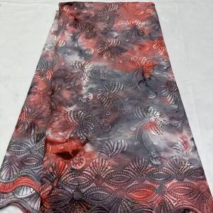 Personnalisé pas cher Chine prix d'usine tissu suisse dentelle robes de mariée robes de mariée <span class=keywords><strong>cravate</strong></span>-teint coton broderie forage à chaud - Product Image 4