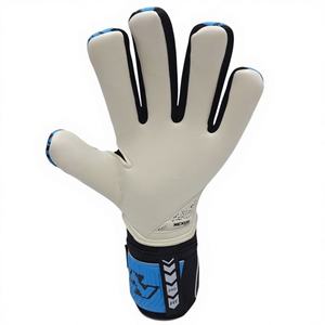 Gants de gardien de but en cuir unisexe de haute qualité, antidérapants, respirants, avec protection des doigts réglable, fermeture à boucle et crochet - Product Image 1