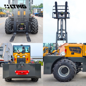 מלגזה דיזל 3 טון <span class=keywords><strong>4</strong></span> טון, מלגזה בעלת מנוע בעירה פנימית, מלגזה 4x4 לכל שטח עם מנוע אופציונלי - Product Image 3