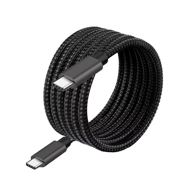 USB C to USB C PD100W Fast Charging Aluminum Alloy Shell Case Braided 5A Data Cables