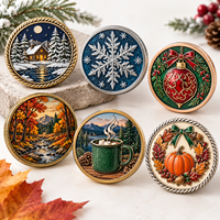 Pièces de monnaie commémoratives saisonnières personnalisées en métal pour événements hivernaux et automnaux, cadeaux et collectionnages