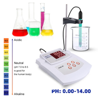 PHS-3C 2 en 1 testeur de PH analyseur de qualité de l'eau compteur d'acidité d'étalonnage automatique de bureau pour piscine d'aquarium de peau de laboratoire