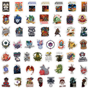100 Pegatinas de Graffiti de Dungeons and <span class=keywords><strong>Dragons</strong></span> Online, Calcomanías Impermeables para Decorar Portátiles, Coches y Maletas - Product Image 5