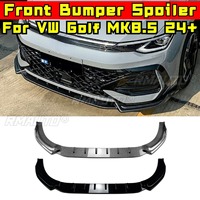 Pour Volkswagen Golf MK8.5 Rline GTI 2024+ : Kit Carrosserie Complet – Lame de Pare-chocs Avant, Diffuseur, Protection de Pare-chocs