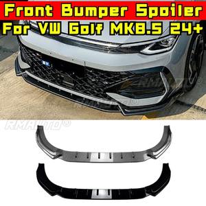 <b>For</b> Volkswagen Golf MK8.5 Rline GTI 2024+ <b>Car</b> Front Bumper Lip Splitter <b>Diffuser</b> Body Kit Bumper Guard Protector Cover - Product Image 1