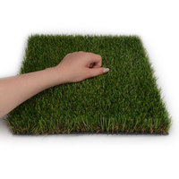 Gazon synthétique Verdigrass réaliste 30 mm, durable, souple, écologique, haute densité, garantie 15 ans pour les expositions à fort trafic