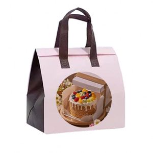 Sac à lunch imperméable non tissé, sacs à lunch pour adultes, sacs à emporter pour restaurant - Product Image 4