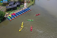Kayak de pêche d'occasion pas cher, double, neuf, pour l'extérieur, kayak pour 2 personnes, kayak de pêche à assise, en vente
