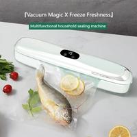 Machine à sceller sous vide électrique à main Affichage à cristaux liquides Conservation automatique des aliments Stockage des matières plastiques durables