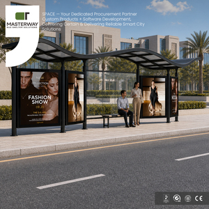 Garde-Bus publicitaire pour autobus urbains, pièces, cubes urbains, abri <span class=keywords><strong>de</strong></span> Bus, avec projecteur - Product Image 3
