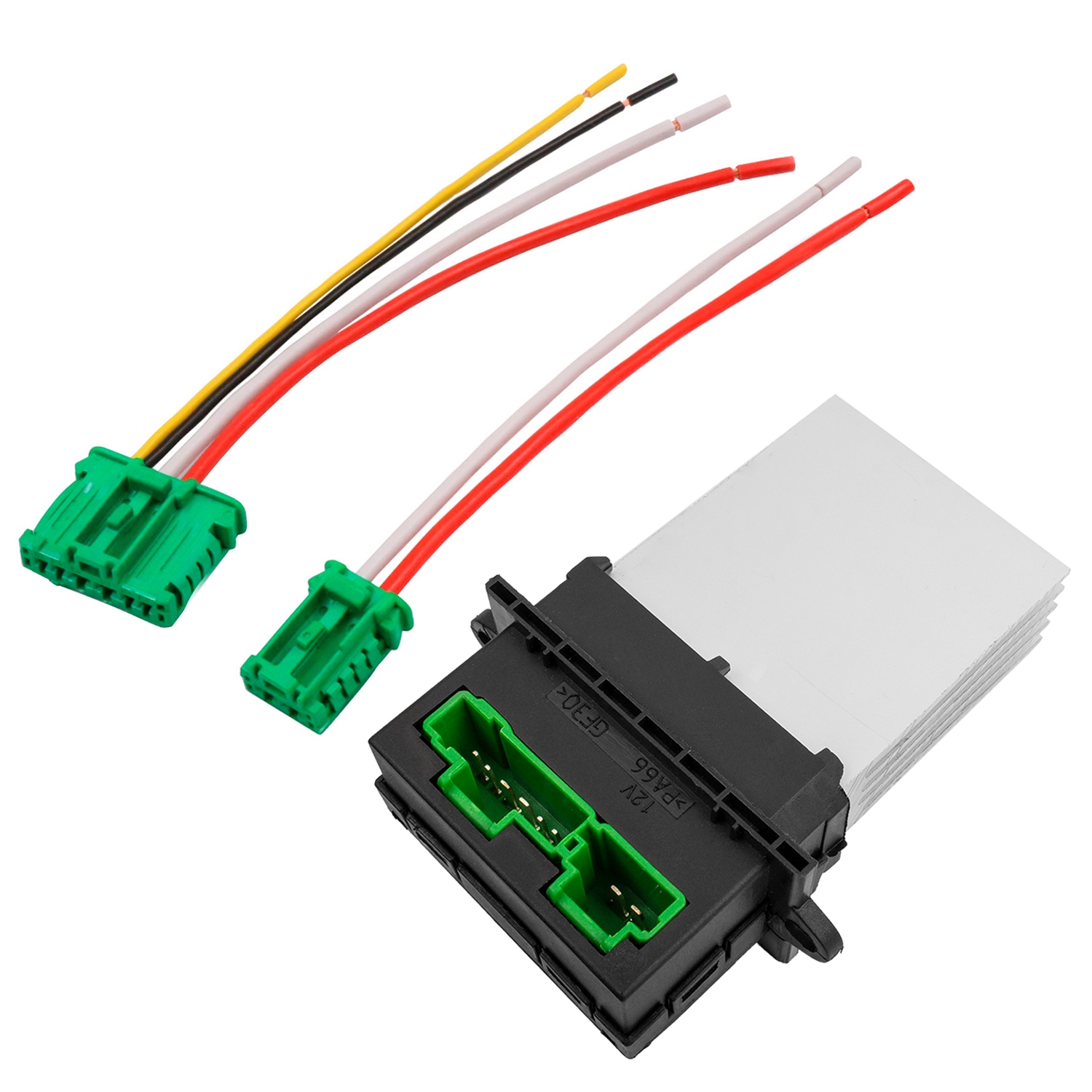 Air Conditioning Blower Motor Resistor, ABS Metal Alloy Ac Blower Motor Resistor Blower Motor Resistor Kit 6441 for C2 C3 C3 Pluriel