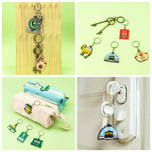 Сувенирные брелоки-карабины в саудовском стиле, 2D, из резины/ПВХ, с тиснением: Мекка, Кааба, Кофейник, Пальма, Амулет, Верблюд. Для корпоративных клиентов. - Product Image 4