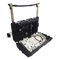 Caja de Distribución de Fibra Óptica para Exteriores, Negra, 16 Núcleos, Caja Terminal FTTH, Montaje en Pared o Poste, Gabinete Divisor, IP65 Impermeable, SC/LC