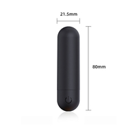 Großhandel Mini Bullet G-Punkt Vibrator 10 Geschwindigkeiten Wasserdicht Körpersicher Einstellbar Leise USB Aufladbar Tragbares Sexspielzeug für Frauen