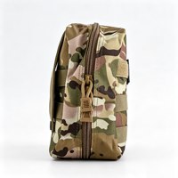 Pochette Tactique MOLLE IFAK en Oxford 600D Imperméable, 14 Compartiments, Tourniquet, 12 Couleurs, Personnalisation OEM pour EMS et Sauvetage en Extérieur