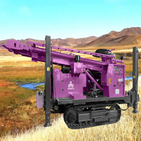 Machine de forage de puits d'eau de type Top Drive, équipement de forage de puits sur chenilles
