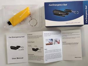 كمية عالية <span class=keywords><strong>3</strong></span> في <span class=keywords><strong>1</strong></span> للسيارة ومطرقة أمان لقطع الحزام أداة كسر نافذة الهروب في حالات الطوارئ - Product Image 2