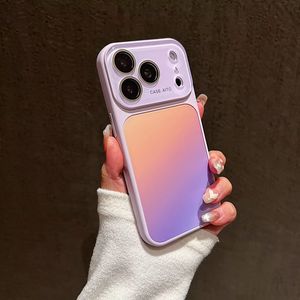 Coque de luxe dégradée pour iPhone 17 16 15 14 Pro Max avec protection d'objectif en verre intégrée, antichoc, dos <span class=keywords><strong>mat</strong></span> coloré - Product Image 1