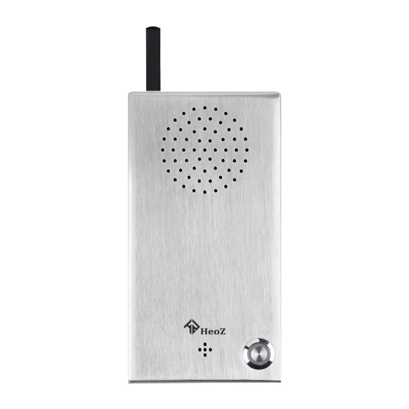 Heoz robusto telefone de emergência, 2g 3g 4g sem fio gsm porta intercomunicação sistema de controle de acesso