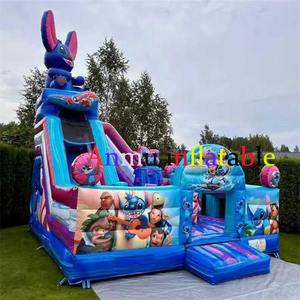 Combinaison de trampoline gonflable et de toboggan sur le thème des personnages de Star Chicks, adorés des enfants - Product Image 4