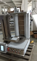 Robot à gaz entièrement automatique pour la découpe de shawarma et de kebab