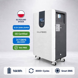 Batería LFP de 16 kWh, 51.2 V, 324 Ah, Grado A, 8000 Ciclos, Almacenamiento Solar para el Hogar, Almacén en Polonia, UE, Distribuidor Mayorista B2B - Product Image 1