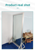 Miroir de Correction Posturale pour l'Entraînement à la Marche et à la Posture Debout avec Grille – Miroir de Rééducation
