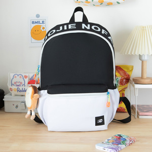 Casual Lightweight <b>Backpack</b> With Letter Pattern And Interior Zipper Pocket For <b>Students</b> And Outdoor Use - Product Image 3