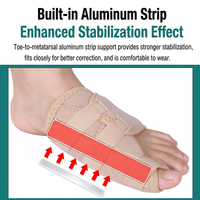 Attelle Correctrice Hallux Valgus avec Sangle Réglable – Séparateur d'Orteils Orthopédique pour Soulagement de la Douleur et Alignement Quotidien