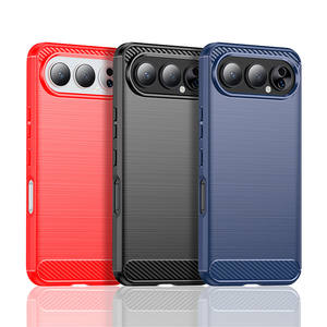 Funda Protectora para Teléfono de Fibra de Carbono a Prueba de Golpes con Parte Trasera de TPU para Huawei Honor 500 Pro - Product Image 1