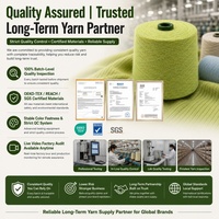 14NM Soft Mercerized Wool Touch Fuzzy Yarn Polyester High Tenacity Brushed Fancy Yarn for Durable Heavy Winter Knitwear Bulk