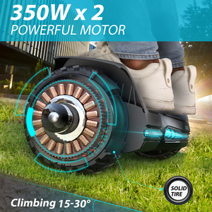 Para GYROOR Mini scooter eléctrico inteligente de dos ruedas con sensor de precio de conectividad Bluetooth carga máxima 100kg Color azul - Product Image 3