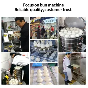 Jingda 290 Touch Screen Type Automatic Commercial Steamed Stuffed Bun Machine