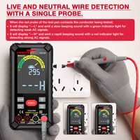 Multimètre numérique portable intelligent professionnel True RMS AC/DC 4 chiffres, petit, rétroéclairé, 1000V AC/DC