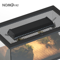 NOUVEAU Lumière de terrarium intelligente UVB 10.0 Lumière blanche et bleue 3 modes de couleur Capot d'éclairage LED pour aquarium Reptile Plant Fish Tank