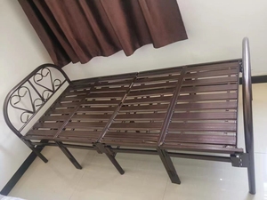 Estructura de Cama Individual Moderna de Metal, Acero o Hierro, Resistente, Plegable, para Hogar, Oficina o Habitaciones Infantiles, para Hotel, Apartamento o Casa de Campo - Product Image 6