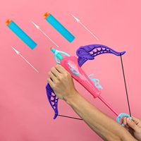 Ensemble de tir à l'arc pour enfants personnalisé en gros d'usine avec fléchettes souples et cible pour jeu intérieur et extérieur