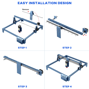 Sloufun-máquina de grabado láser S6 <span class=keywords><strong>S6PRO</strong></span> S9 de alta precisión, grado Industrial, instalación directa, guía lineal de eje X, Kit actualizado - Product Image 3