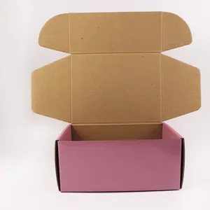 Luxurious printed logo <b>foldable</b> cardboard kraft paper <b>box</b>, customizable according to demand - Product Image 3