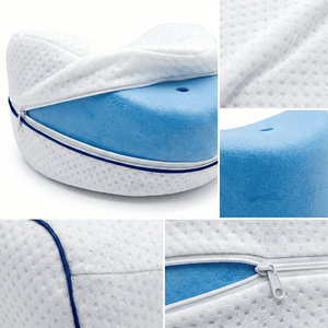 Cuscino <span class=keywords><strong>per</strong></span> Ginocchia in Memory Foam con Cinturino <span class=keywords><strong>per</strong></span> Chi Dorme di Lato, Sollievo dal Dolore del Nervo Sciatico, Supporto Ortopedico <span class=keywords><strong>per</strong></span> Ginocchia - Product Image 4