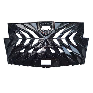 MAICTOP ชุดปรับโฉมชิ้นส่วนรถยนต์,กระจังหน้ากันชนกระจังหน้าสำหรับ <span class=keywords><strong>Alphard</strong></span> <span class=keywords><strong>SC</strong></span> 2018สีดำทอง - Product Image 1