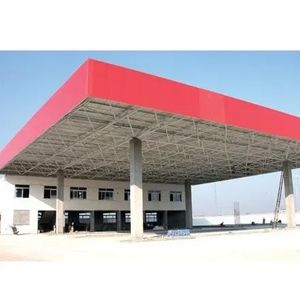 कम लागत वाले डिजाइन हल्के वजन स्थान फ्रेम पेट्रोल/गैस स्टेशन चंद। - Product Image 3