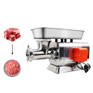 New Stainless Steel Electric Meat Mincer Single Phase with 1 Blade and Attachments for Sausage Dumpling <b>Paste</b> Processing - Product Image 1