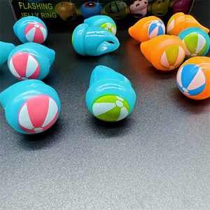 HAPU Factory TPR Material Toy <b>Round</b> Hot Air <b>Balloon</b> Ring with LED Lights Party Finger Toy High Quality Gift - Product Image 5