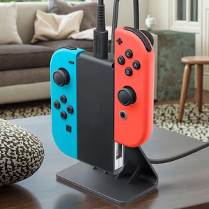 Station de charge pour Joy-Con Nintendo (double) – Accessoires de jeu pour support de charge de manette avec câble - Product Image 4