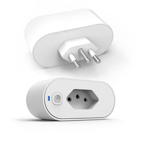 Sixwgh Smart Wi-Fi <b>Plug</b> 13A 230V Plastic Minimalist Design <b>with</b> for App Control IP20 1-Way for Home Automation Wall <b>Switches</b> - Product Image 5