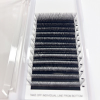 Extensions de cils YY effet mat, doux et épais, en forme de Y, courbure BCDD+, effet éclatant
